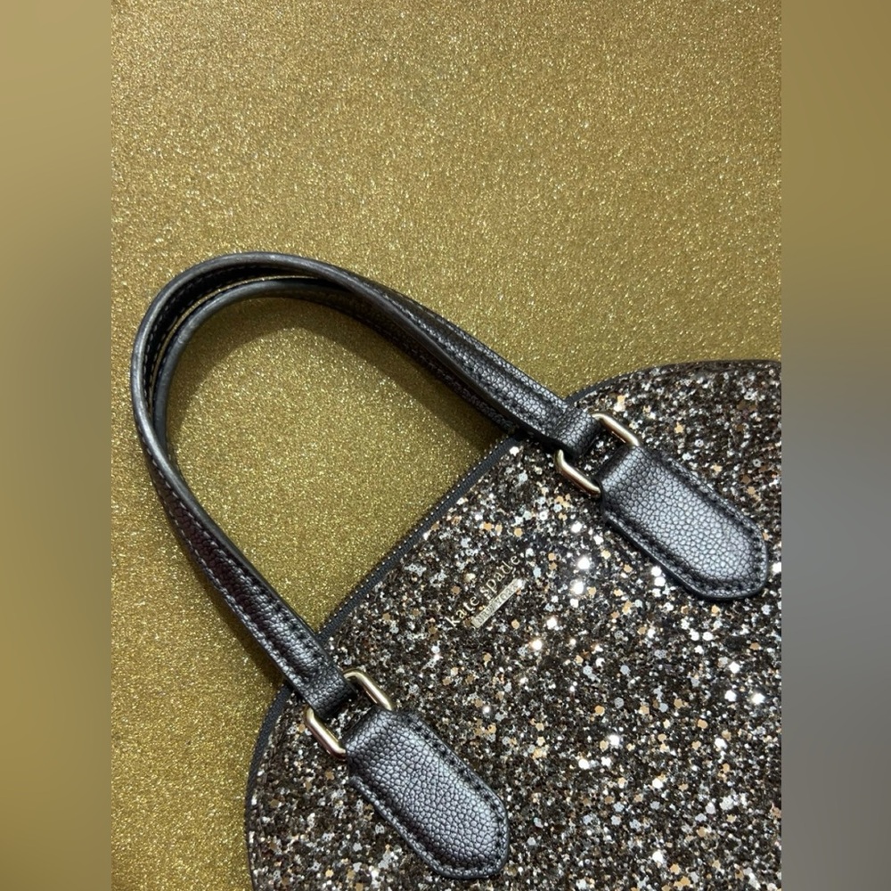 NWOT Kate Spade Chunky Glitter Dome Crossbody Satchel - Picture 12 of 17